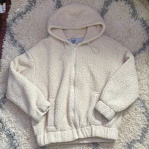 COPY - Aerie sand teddy coat